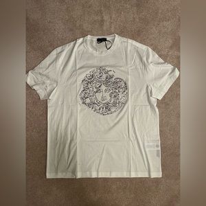 Versace men white t-shirt XL